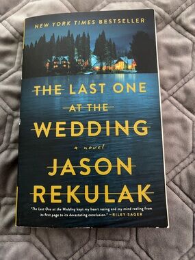The Last One at the Wedding by Jason Rekulak - Blue & Yellow Cover